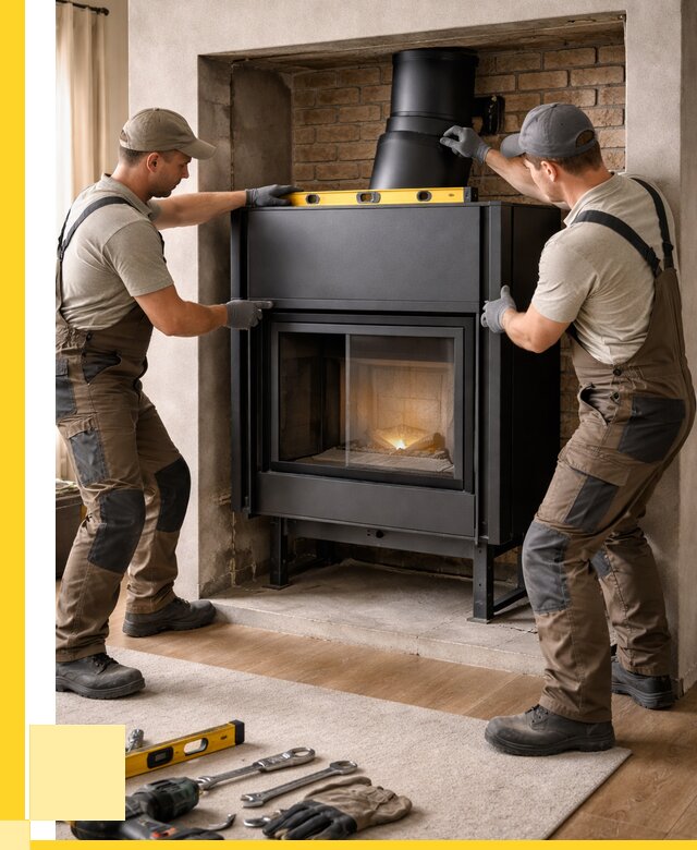 Установка каминных топок в Новочеркасске под ключ от 18421 р. | ЭриданНвч