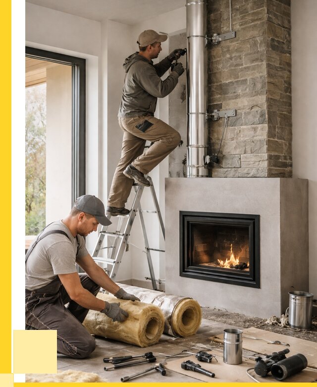 Монтаж дымоходов для каминов в Новочеркасске от 15351 р. ЭриданНвч