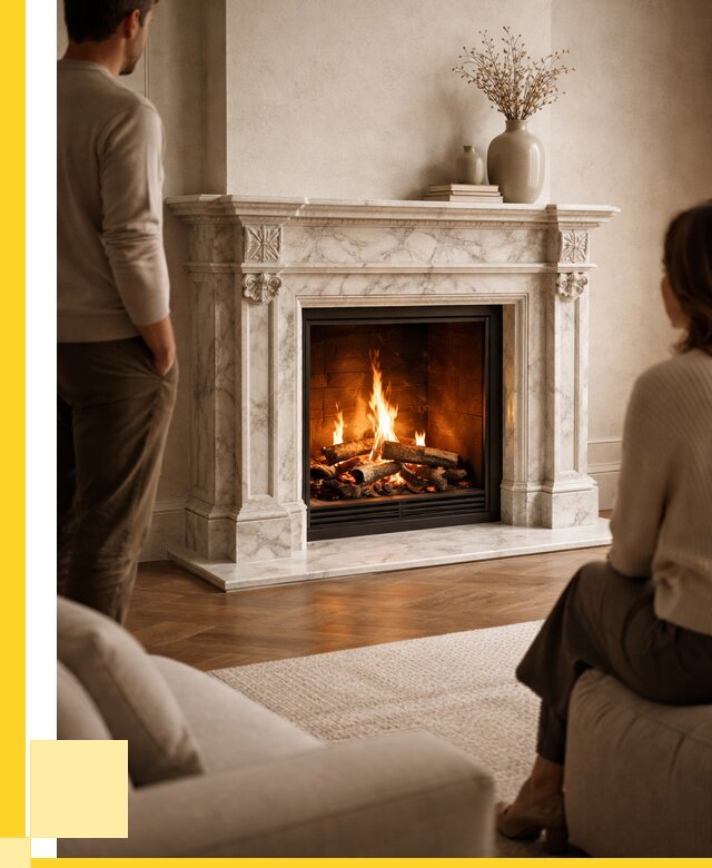 Мраморные камины под ключ в Новочеркасске от 255850 р. | ЭриданНвч