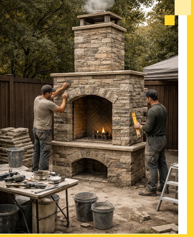 Проектирование и установка уличных каминов в Новочеркасске