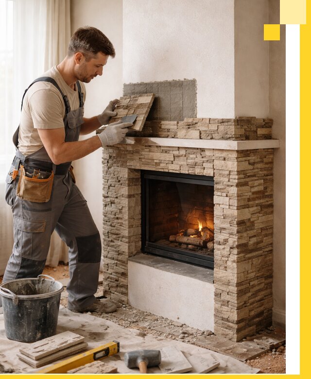 Изготовление и монтаж каминов для дома под ключ в Новочеркасске