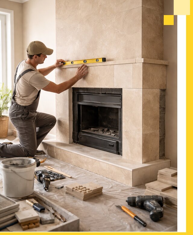 Установка и монтаж каминов в частном доме под ключ в Новочеркасске