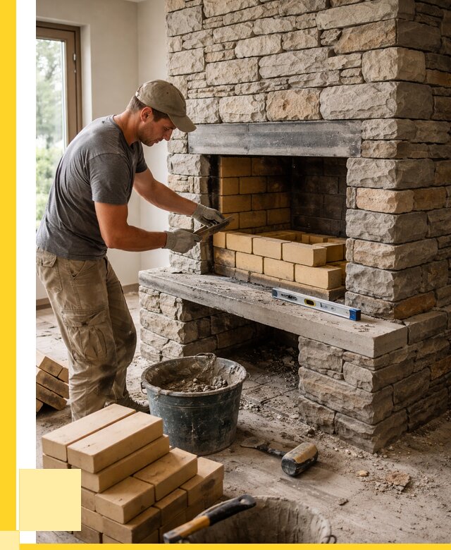 Кладка каминов и камина в Новочеркасске от 25585 р. ЭриданНвч