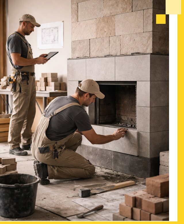 Индивидуальные проекты каминов и каминных систем в Новочеркасске