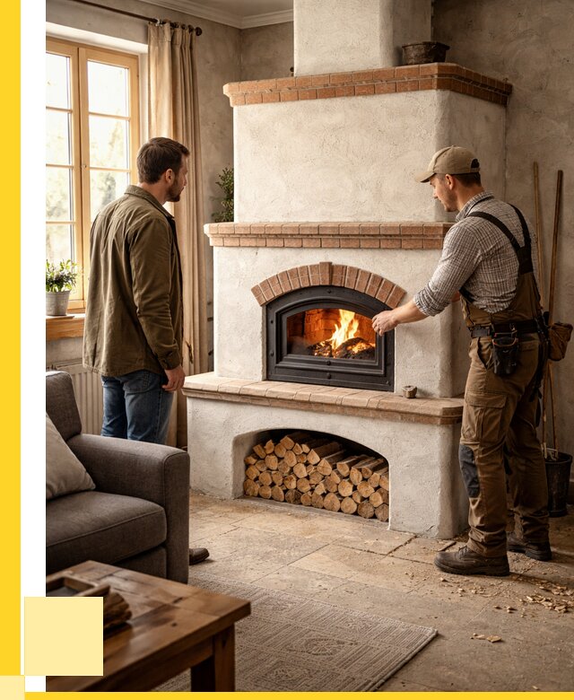 Печи камины в Новочеркасске: кирпичные, изразцовые от 61404 р. | ЭриданНвч