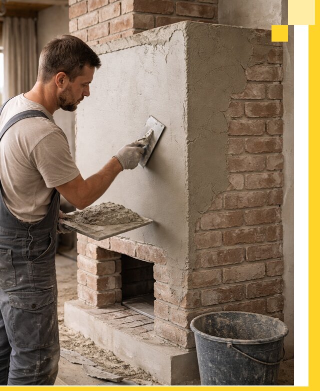 Отделка печей и облицовка каминов в Новочеркасске под ключ