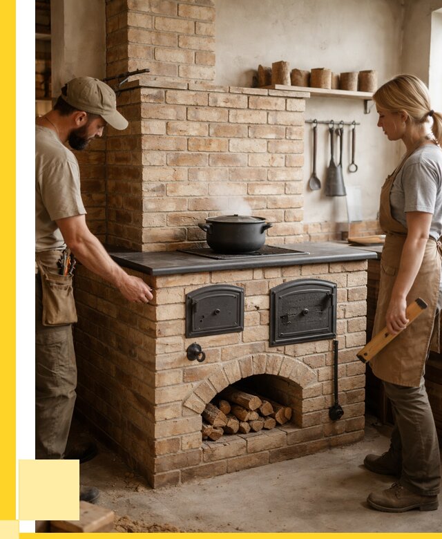 Варочно отопительные печи в Новочеркасске от 92106 р. | ЭриданНвч