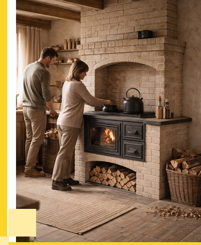 Печи с плитой в Новочеркасске от 46053 р. | ЭриданНвч — кирпичная печь