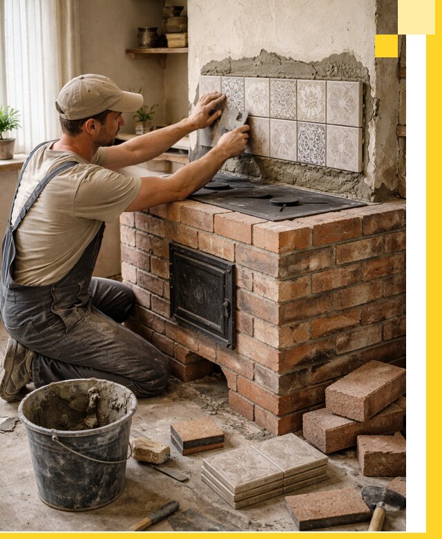 Печи с плитой на заказ монтаж гарантия и сервис в Новочеркасске