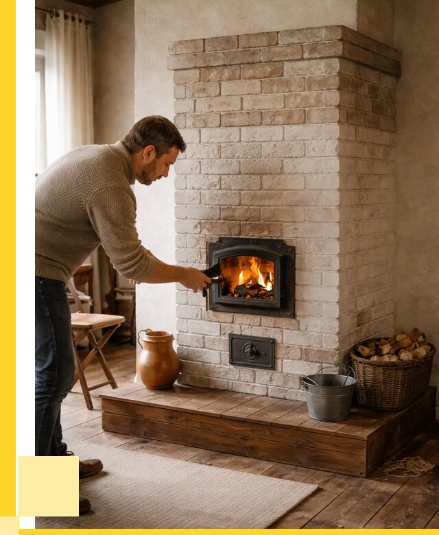 Печь голландка из кирпича в Новочеркасске от 86989 р. | ЭриданНвч