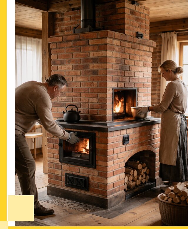 Печи для загородного дома под ключ в Новочеркасске от 81872 р. | ЭриданНвч