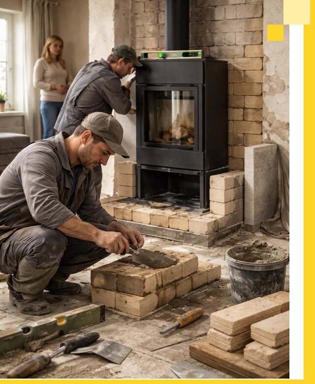 Печи и камины под ключ: проект, установка в Новочеркасске