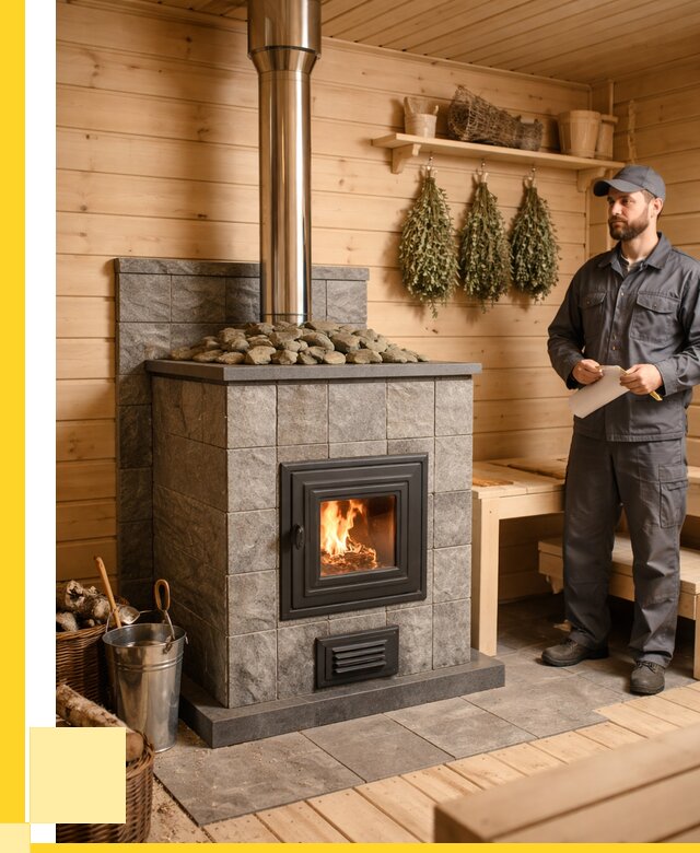 Печи для бани под ключ в Новочеркасске от 122808 р. | ЭриданНвч