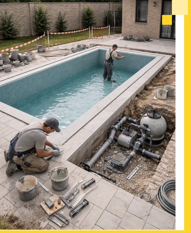 Строительство бассейнов под ключ в Новочеркасске: проекты и монтаж