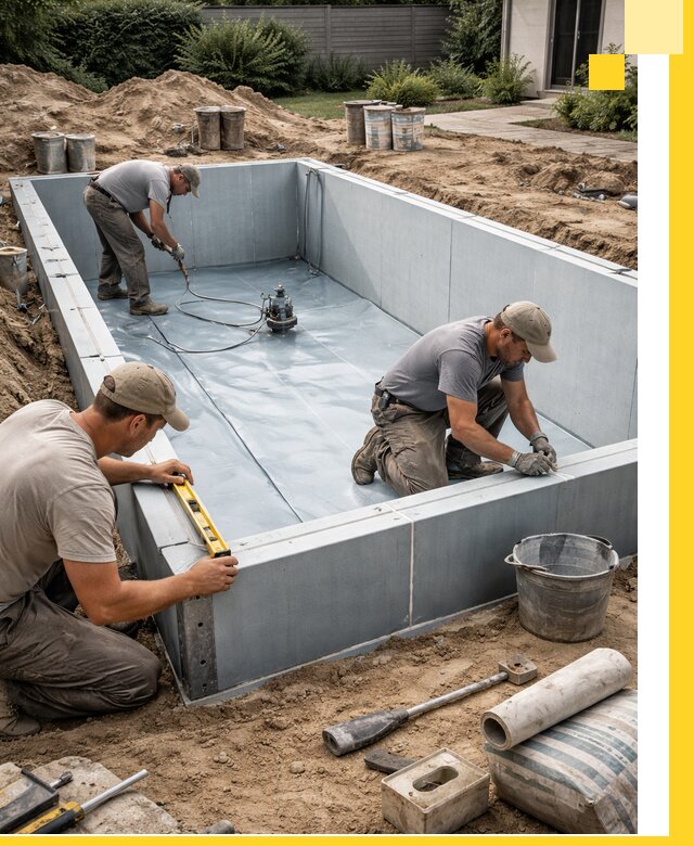 Профессиональный монтаж бассейнов под ключ в Новочеркасске с гарантией