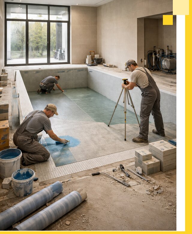 Проект и строительство закрытых бассейнов в Новочеркасске под ключ