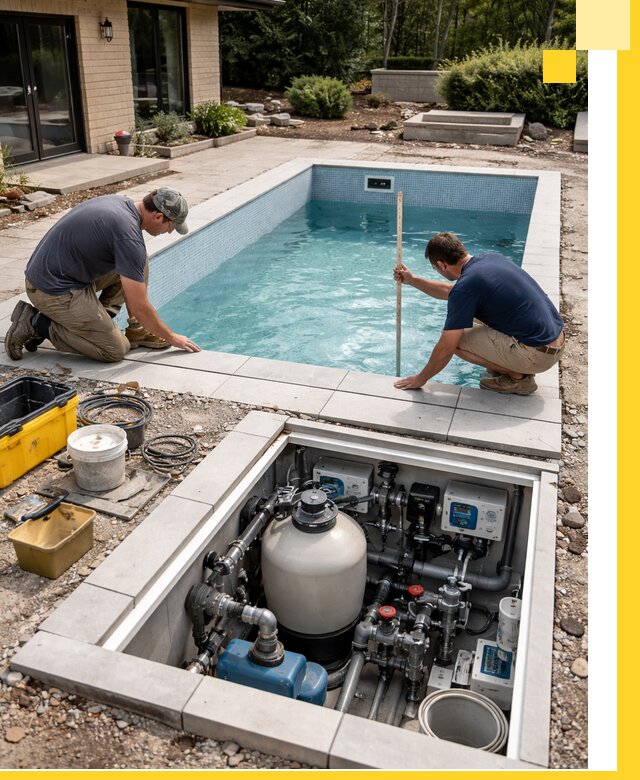 Строительство качественных домашних бассейнов под ключ в Новочеркасске