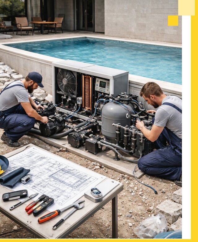 Проектирование и монтаж бассейнов с подогревом в Новочеркасске