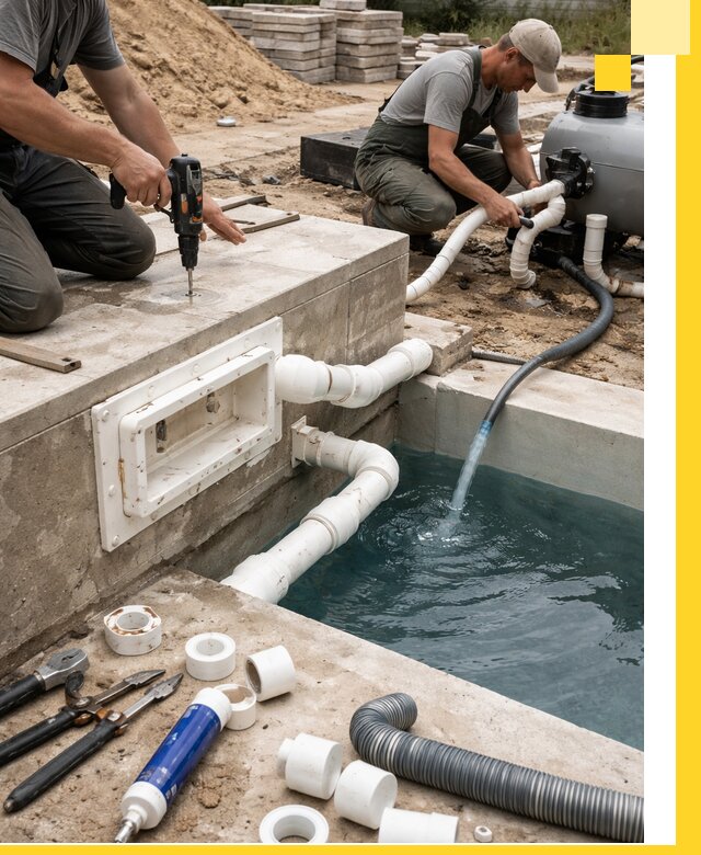 Строительство скиммерных бассейнов под ключ в Новочеркасске