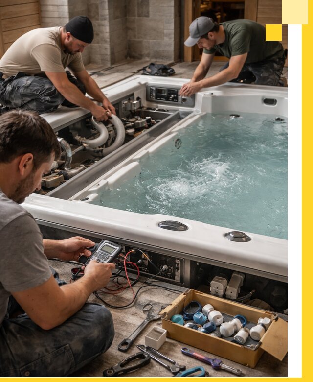 Гидромассажные бассейны под ключ в Новочеркасске, дизайн и монтаж