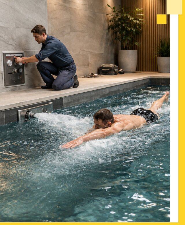 Проектирование и монтаж бассейнов с противотоком в Новочеркасске