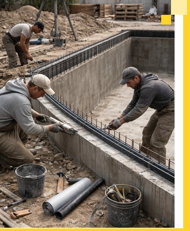 Качественный монтаж чаши бассейна в Новочеркасске под ключ с гарантией