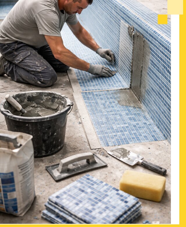 Укладка и ремонт мозаики для бассейнов под ключ в Новочеркасске