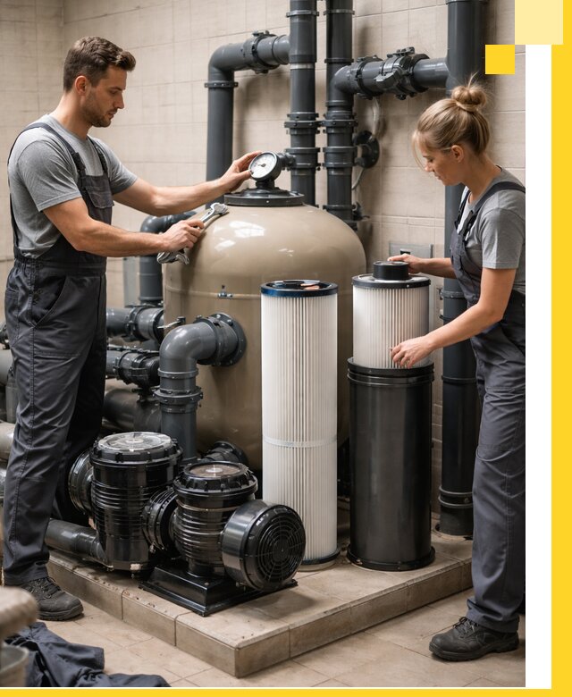 Фильтры и системы фильтрации для бассейнов в Новочеркасске