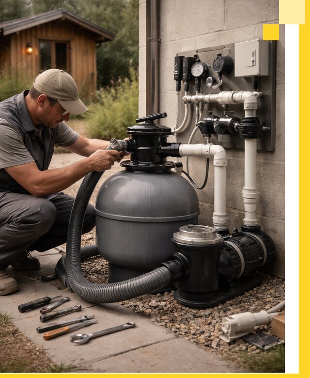 Продажа и монтаж фильтров и насосов для бассейнов в Новочеркасске