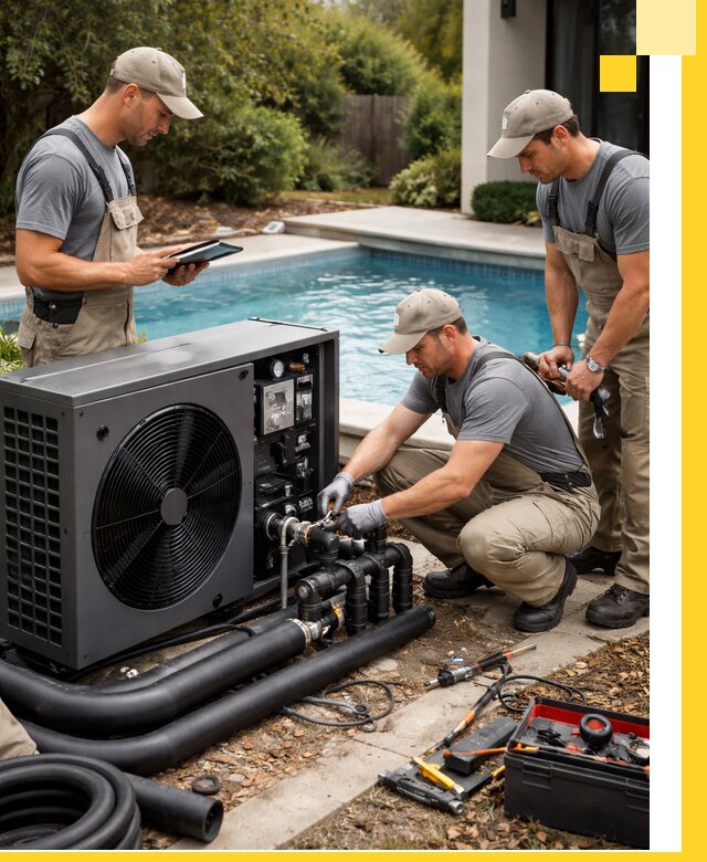 Проектирование и установка тепловых насосов для бассейнов в Новочеркасске