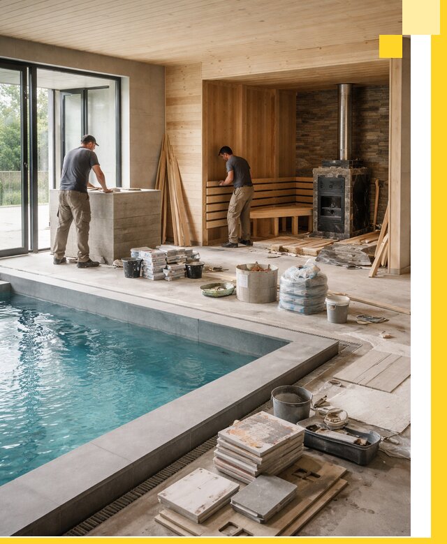 Проектирование и строительство бань с бассейном в Новочеркасске