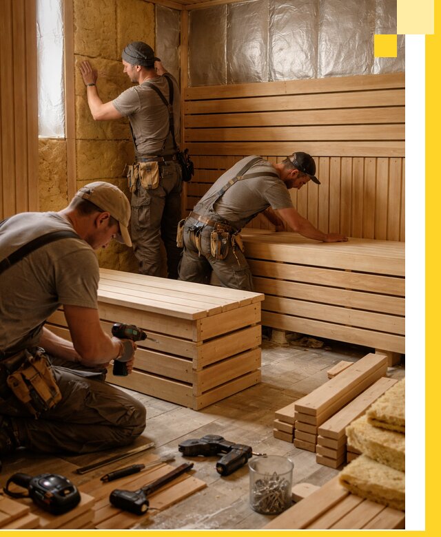 Профессиональное строительство саун под ключ в Новочеркасске