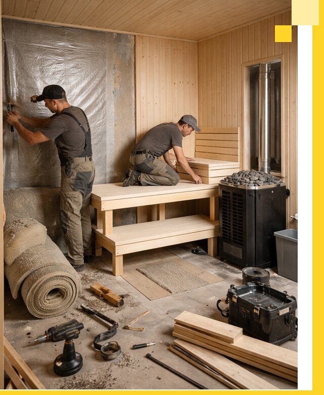 Проекты саун под ключ в Новочеркасске дизайн и строительство