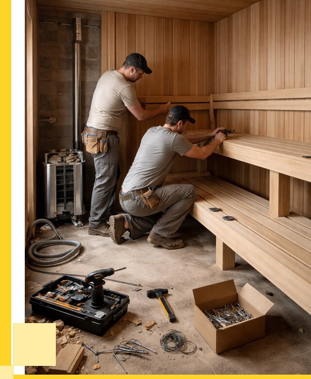 Монтаж саун под ключ в Новочеркасске от 122808 р. | ЭриданНвч