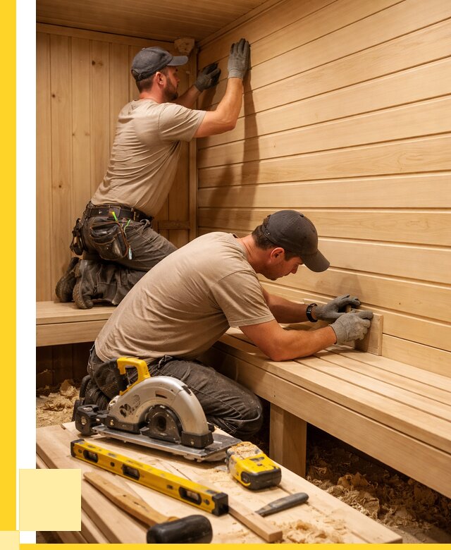 Обшивка саун вагонкой в Новочеркасске от 2559 р. | ЭриданНвч