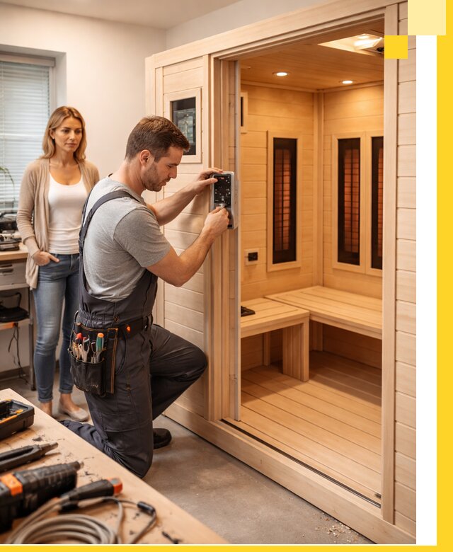 Инфракрасные сауны под ключ в Новочеркасске продажа и установка