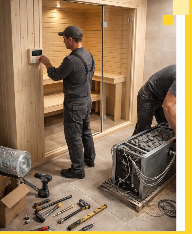 Поставка, установка и монтаж электрических саун в Новочеркасске