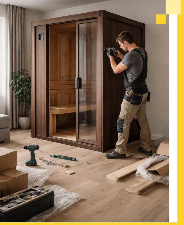 Установка и производство мини саун под ключ в Новочеркасске