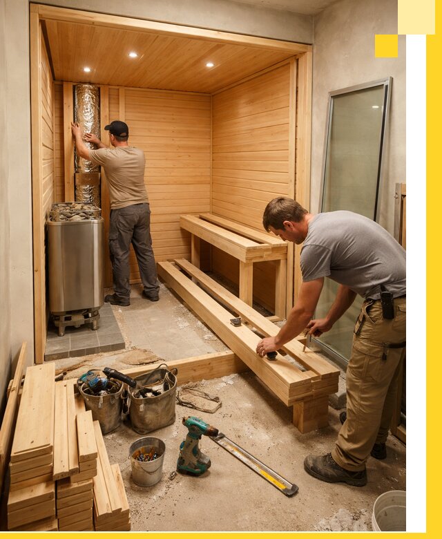 Проектирование и установка домашних саун под ключ в Новочеркасске