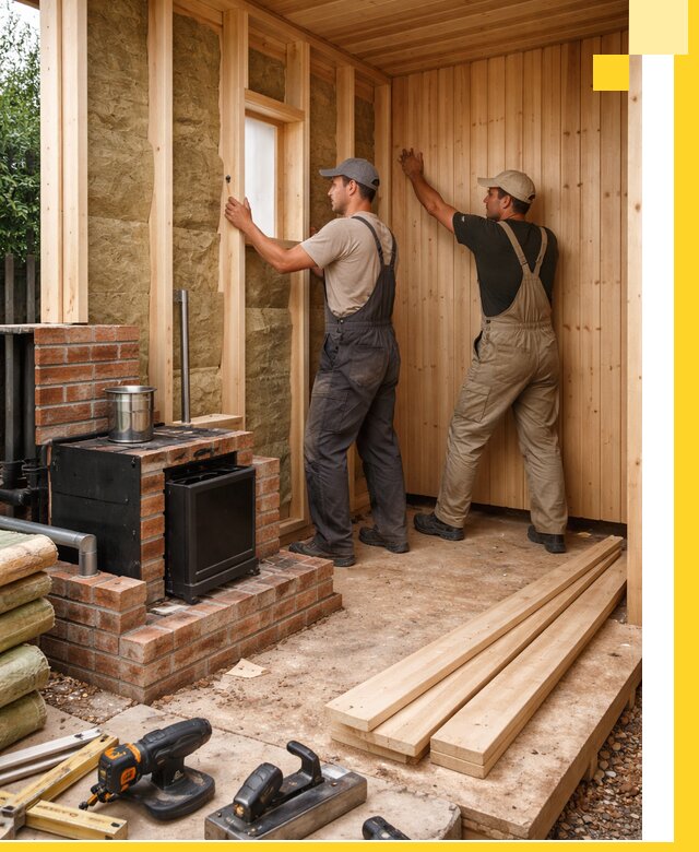 Строительство и установка дачных саун под ключ в Новочеркасске