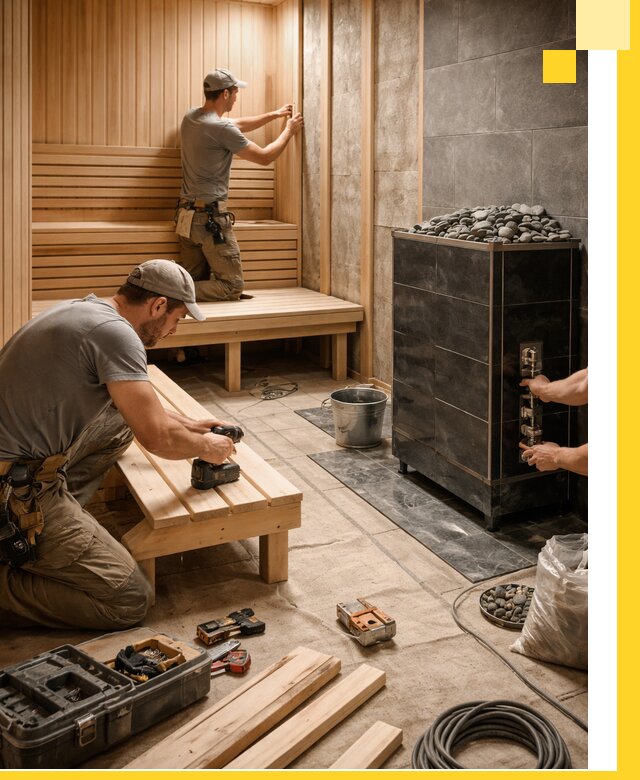 Дизайн и строительство интерьерных саун под ключ в Новочеркасске