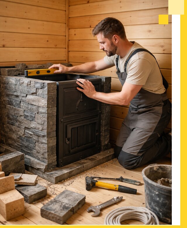 Производство и установка печей для саун под ключ в Новочеркасске