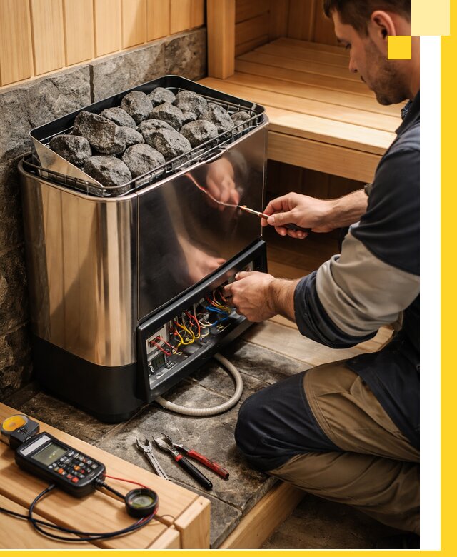 Продажа и установка электрокаменок для саун в Новочеркасске