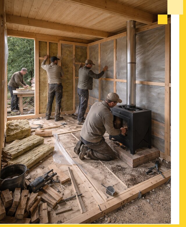 Профессиональный монтаж бань под ключ в Новочеркасске для дома