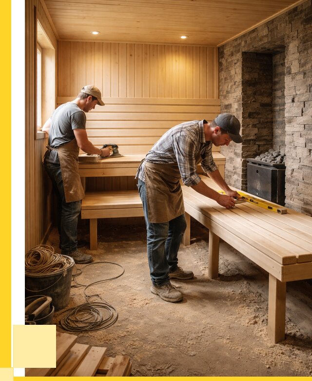 Отделка бани в Новочеркасске: внутренняя отделка от 3070 р. | ЭриданНвч