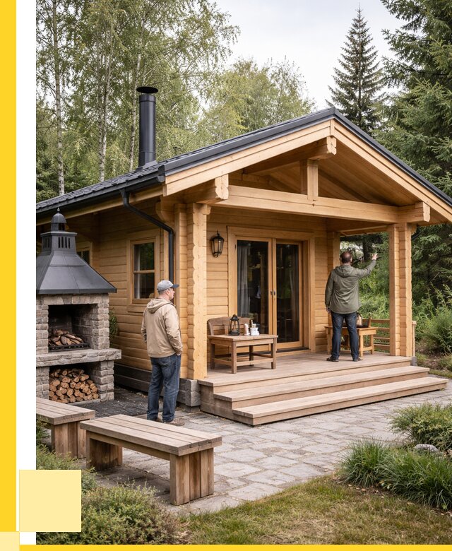 Деревянные бани под ключ в Новочеркасске от 460530 р. | ЭриданНвч