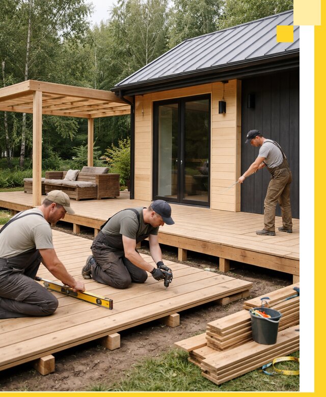 Строительство бань с террасой и бассейном под ключ в Новочеркасске