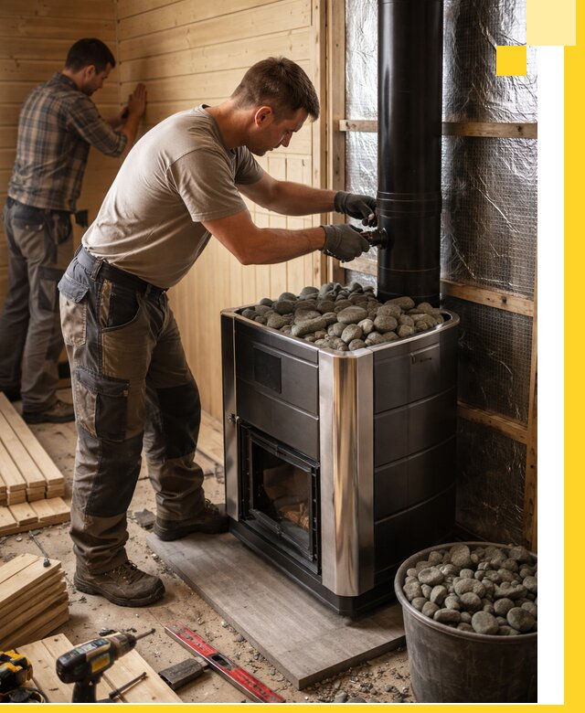 Проектирование и строительство парилок для бани в Новочеркасске под ключ