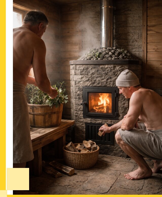 Банные печи под ключ в Новочеркасске от 46053 р. | ЭриданНвч кирпичная