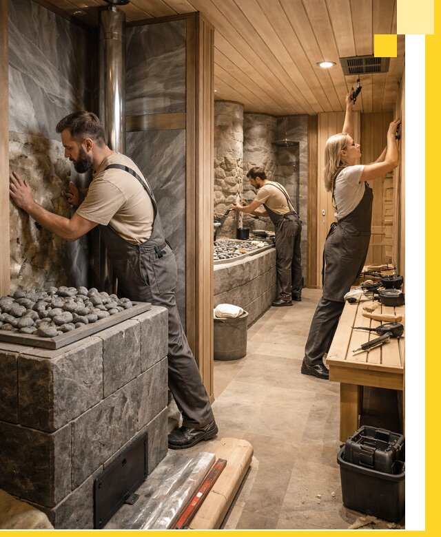 Строительство бань и SPA процедур в Новочеркасске под ключ и отделкой